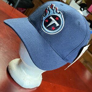 NWTs VTG Mens 90s Annco Tennessee Titans NFL Navy Blue Cotton Gameday Cap(7 1/8)
